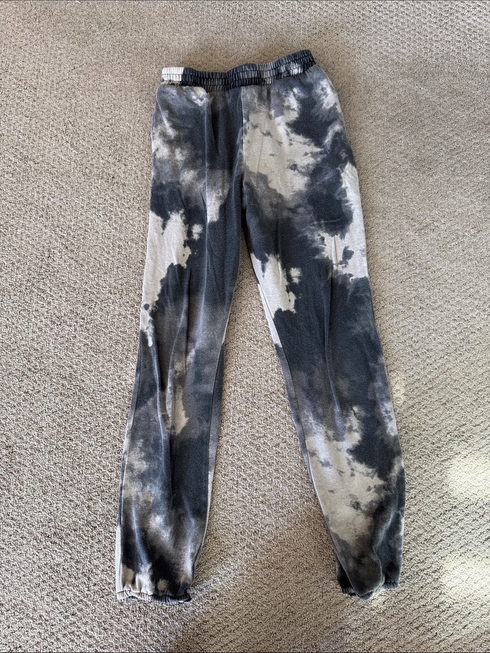 Art Class: Tie-Dye Black & Gray Jogger Sweatpants